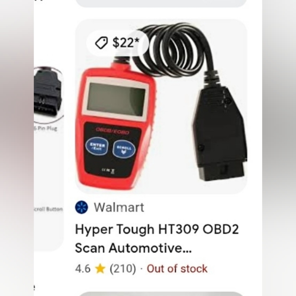 Hyper Tough Red OBD-II/EOBD Code Reader - Picture 4 of 4